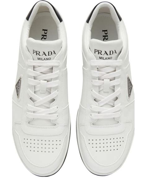 top prada bianco|Prada Downtown High Top Sneaker (Men) .